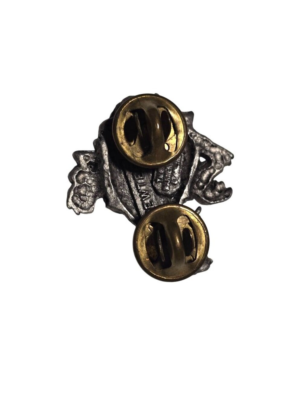 Vintage 1995 Warner Brothers Pewter Mini Tasmania Devil Taz Pin - Picture 2 of 3